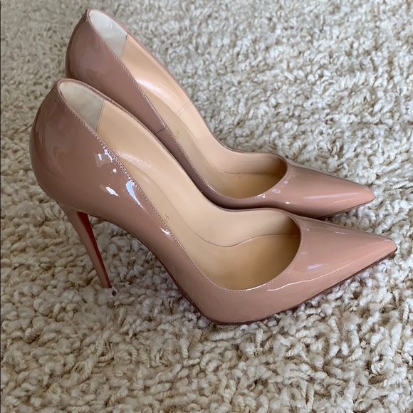 Christian Louboutin Shoes - Christian Louboutin Nude So Kate Pointy Toe Pumps